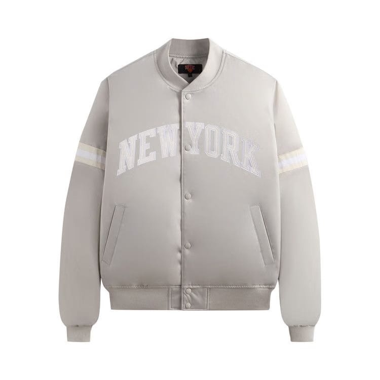 Kith For The New York Knicks Empire Satin Bomber Jacket Wake