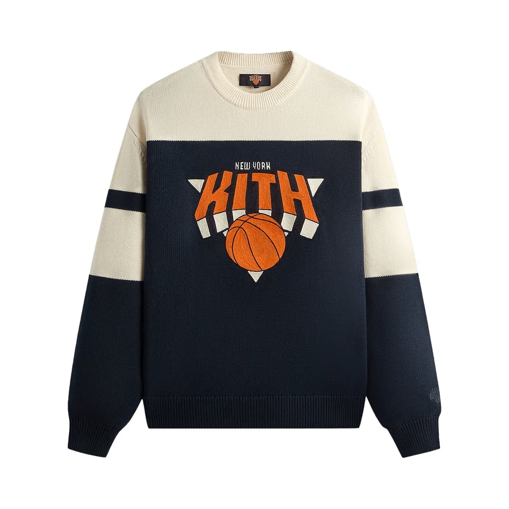 Kith For The New York Knicks Logo Crewneck Sweater Nocturnal