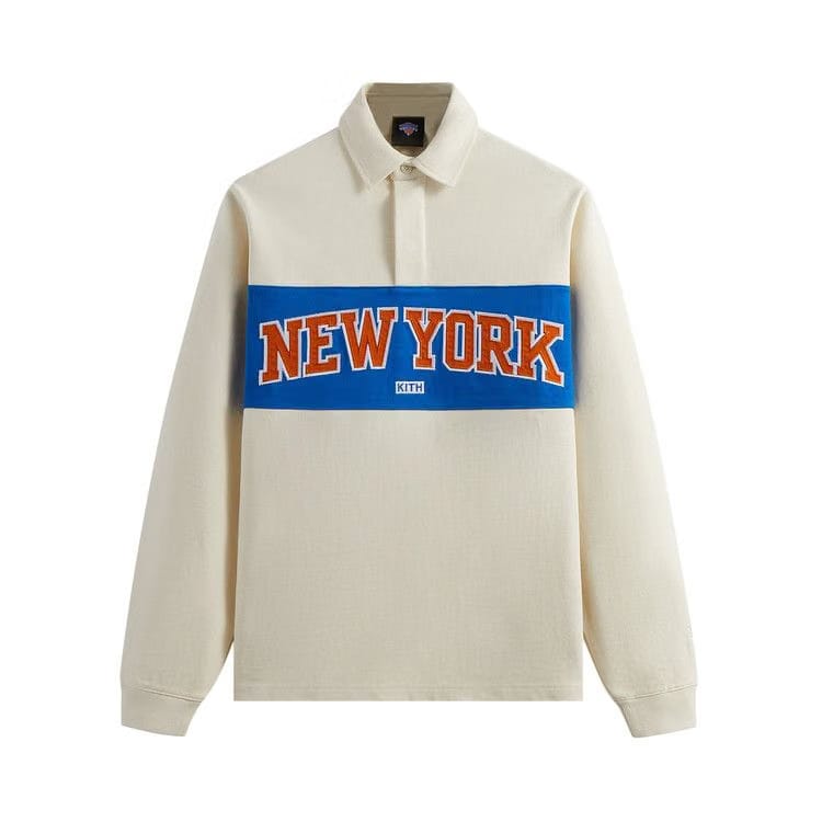 Kith For The New York Knicks Long-Sleeve Rugby Shirt Silk