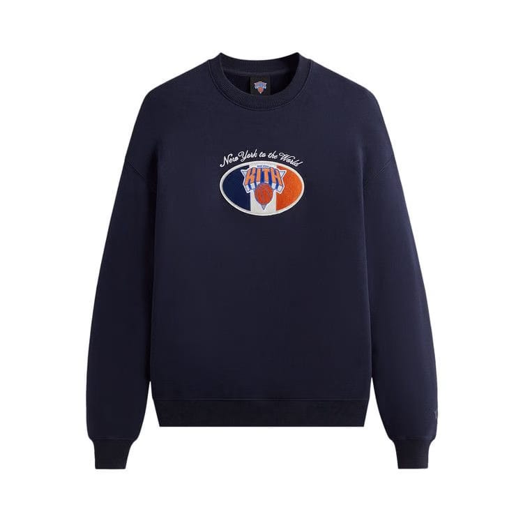 Kith For The New York Knicks NY Insignia Nelson Crewneck Nocturnal