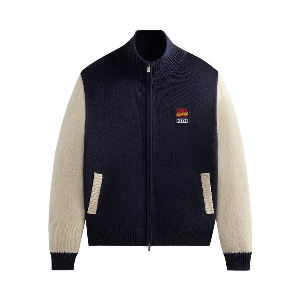 Kith x Marvel Comics Wyona Full Zip Sweater Nocturnal