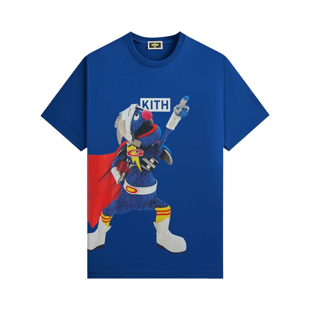 Kith x Sesame Street Super Grover T-Shirt Current
