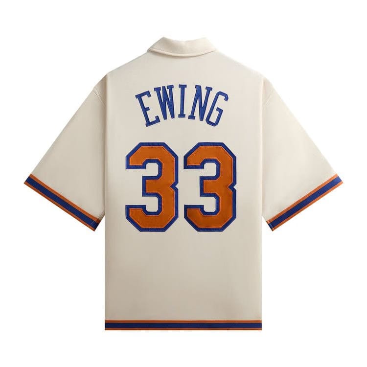 Kith For The New York Knicks Patrick Ewing Woodpoint Shirt Sandrift