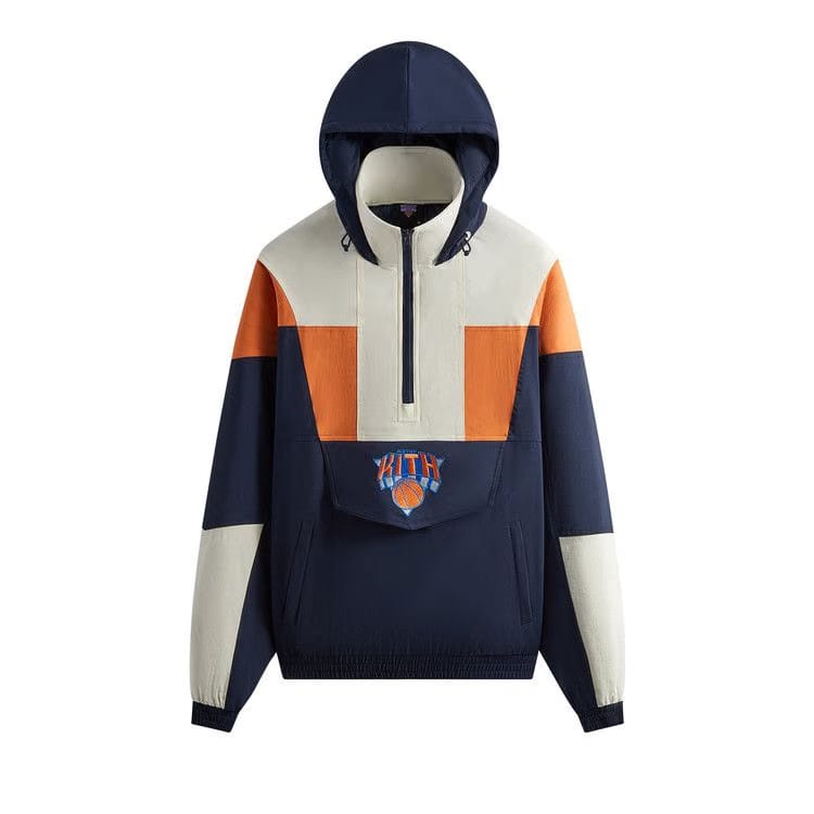 Kith For The New York Knicks Quarter Zip Anorak Nocturnal