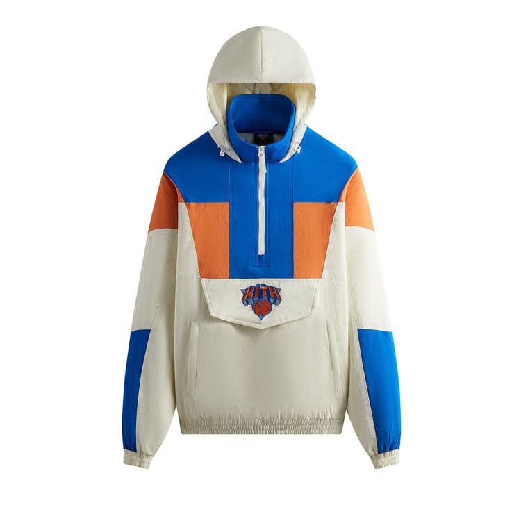 Kith For The New York Knicks Quarter Zip Anorak Silk