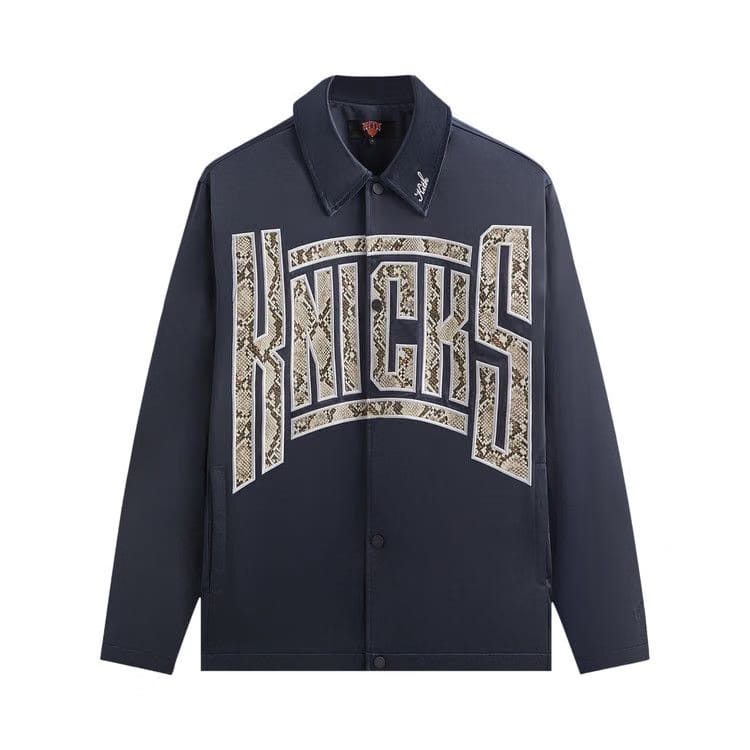 Kith For The New York Knicks Snap Front Coaches Jacket Nocturnal
