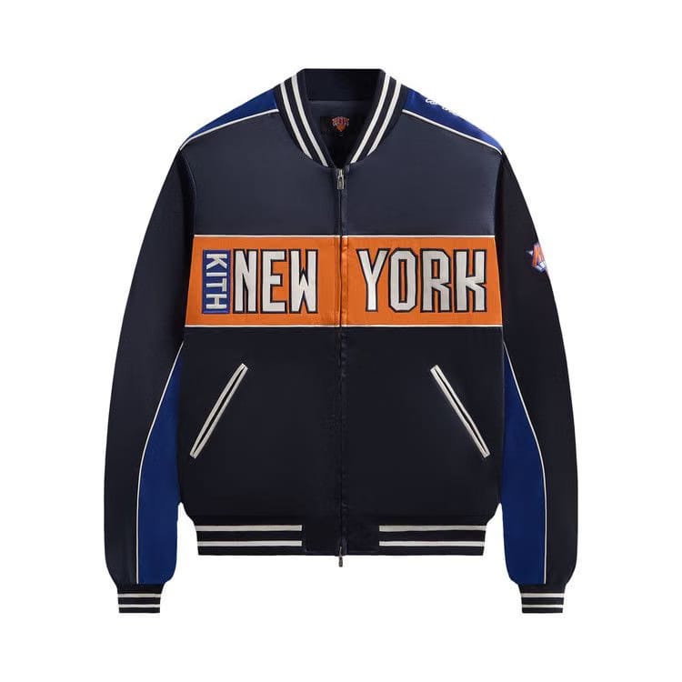Kith For The New York Knicks Souvenir Jacket Nocturnal