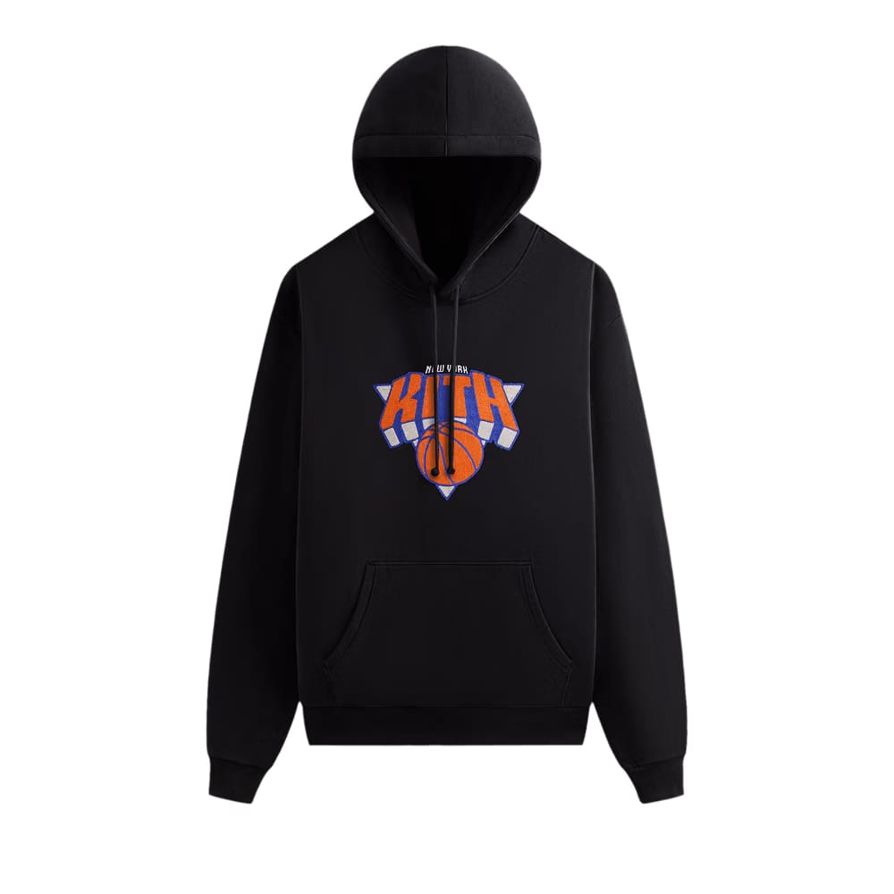 Kith For The New York Knicks Superman Nelson Hoodie Black