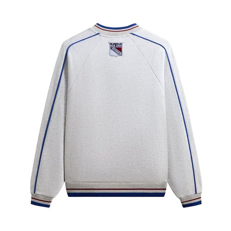 Kith For The New York Rangers Centennial Nelson Crewneck Light Heather Grey