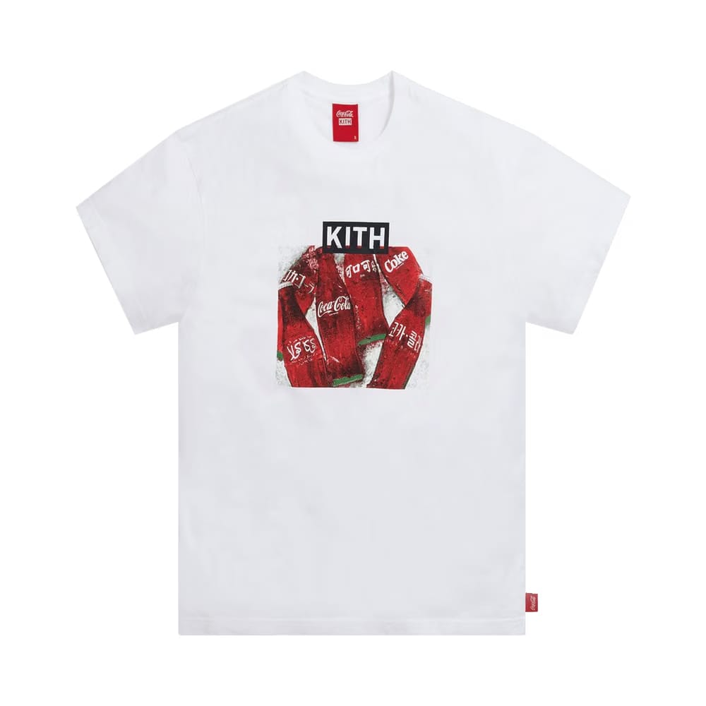 Kith x Coca-Cola Language Bottle Vintage T-Shirt White