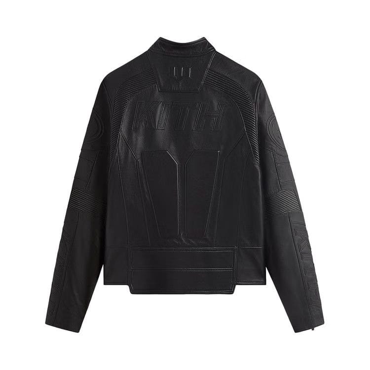 Kith x Batman Wayne Industries Moto Jacket Black