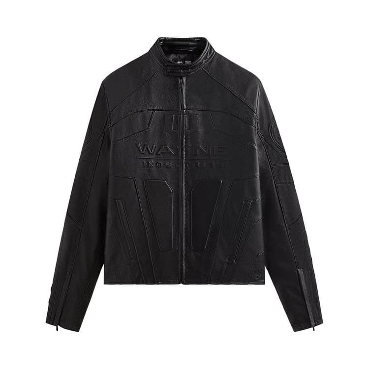 Kith x Batman Wayne Industries Moto Jacket Black