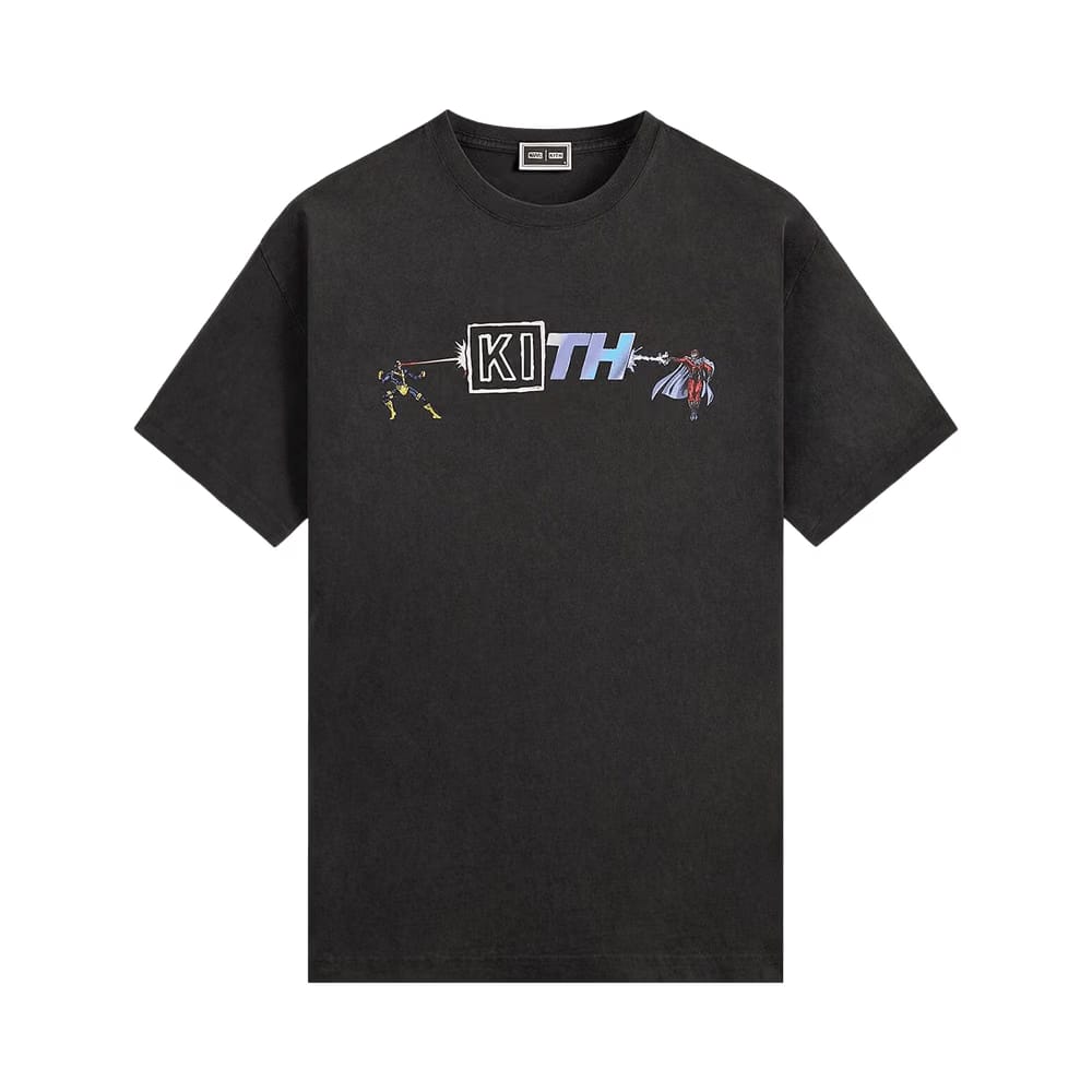 Kith x Marvel Cyclops vs. Magneto Vintage T-Shirt Black