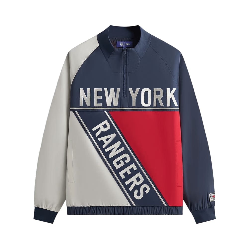 Kith For The New York Rangers Nylon Quarter Zip Nocturnal