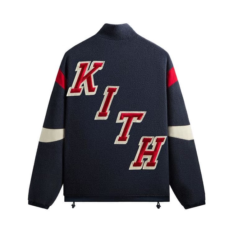 Kith For The New York Rangers Pinehurst Sherpa Jacket Nocturnal