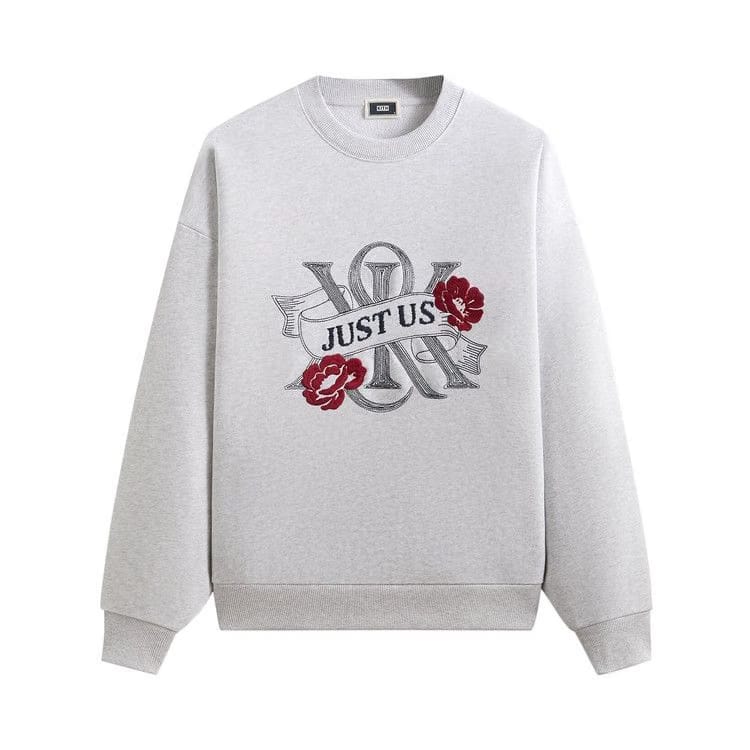Kith Just Us Crewneck Light Heather Grey