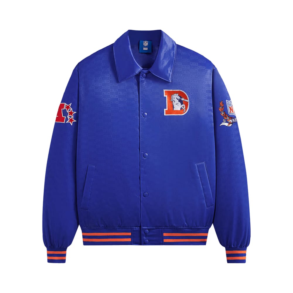 Kith For The NFL: Broncos Satin Bomber Jacket Sonam
