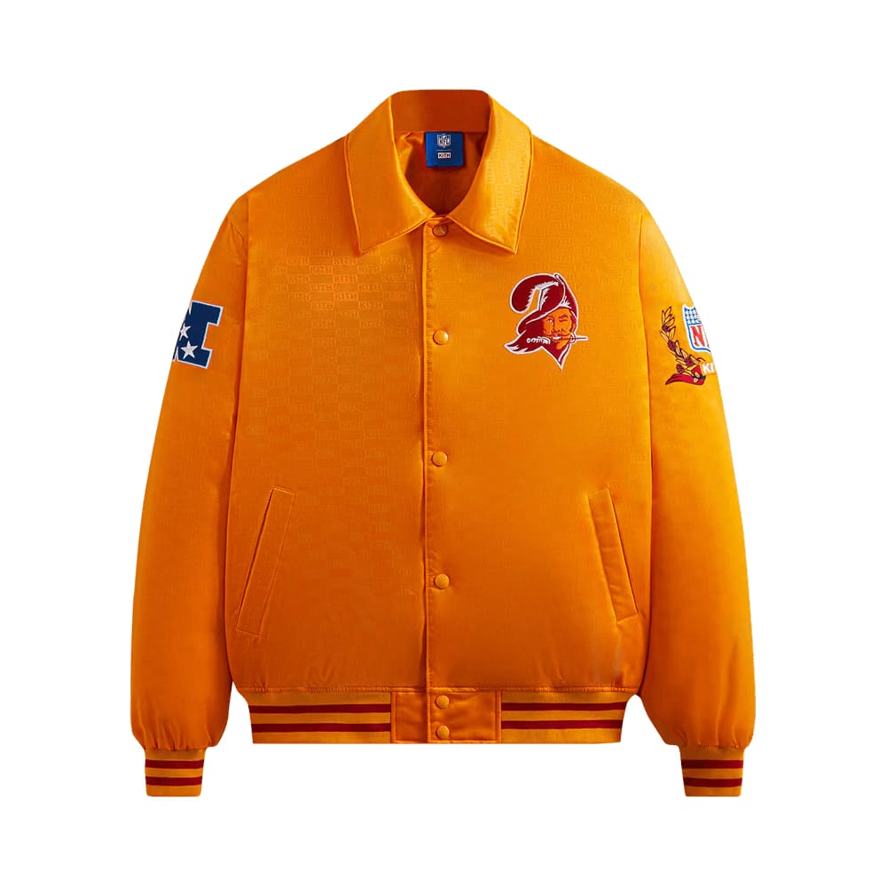 Kith For The NFL: Buccaneers Satin Bomber Jacket Cone