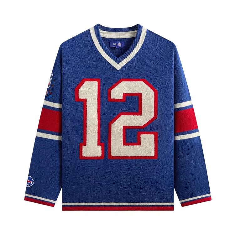 Kith For The NFL Buffalo Bills V-Neck Beau Knit Sweater Current