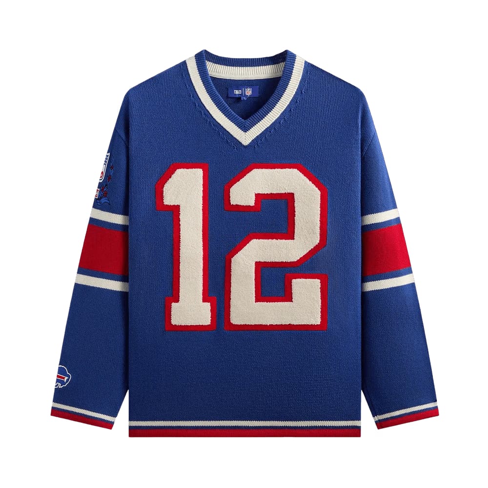 Kith For The NFL Buffalo Bills V-Neck Beau Knit Sweater Current