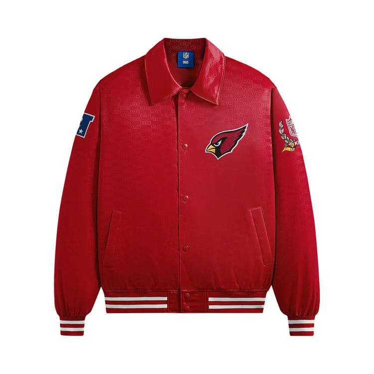Kith For The NFL: Cardinals Satin Bomber Jacket Modified