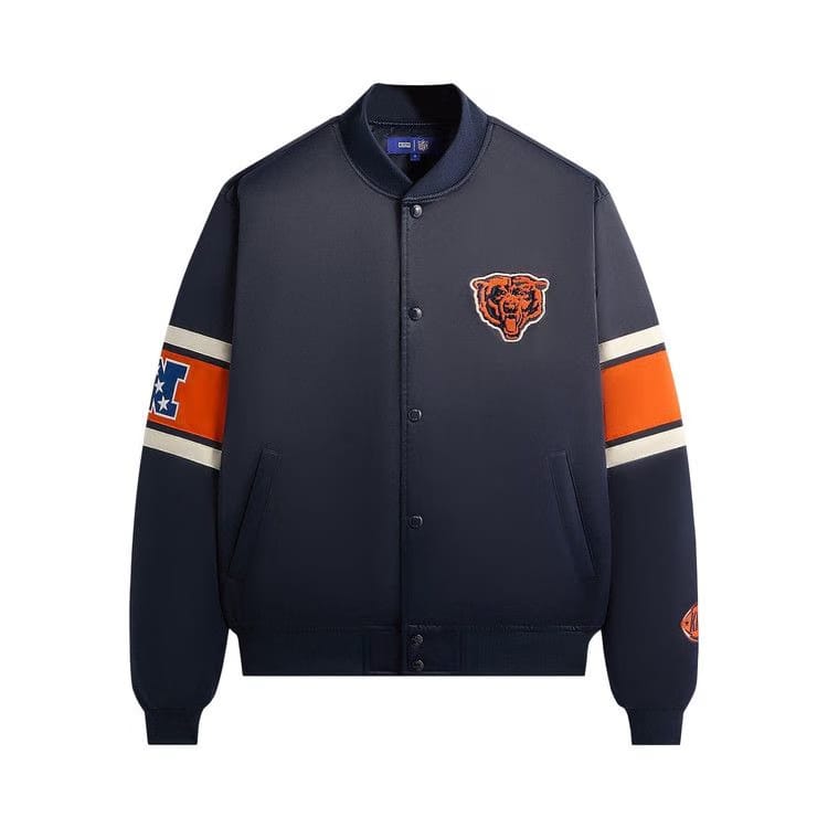 Kith For The NFL Chicago Bears Satin Bomber Jacket Nocturnal Current
