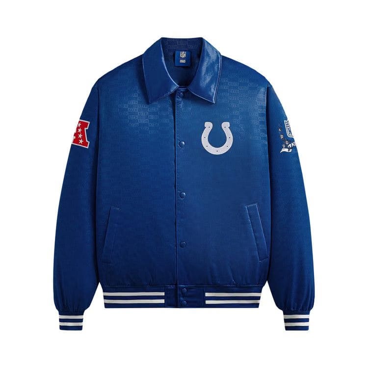 Kith For The NFL: Colts Satin Bomber Jacket Entice