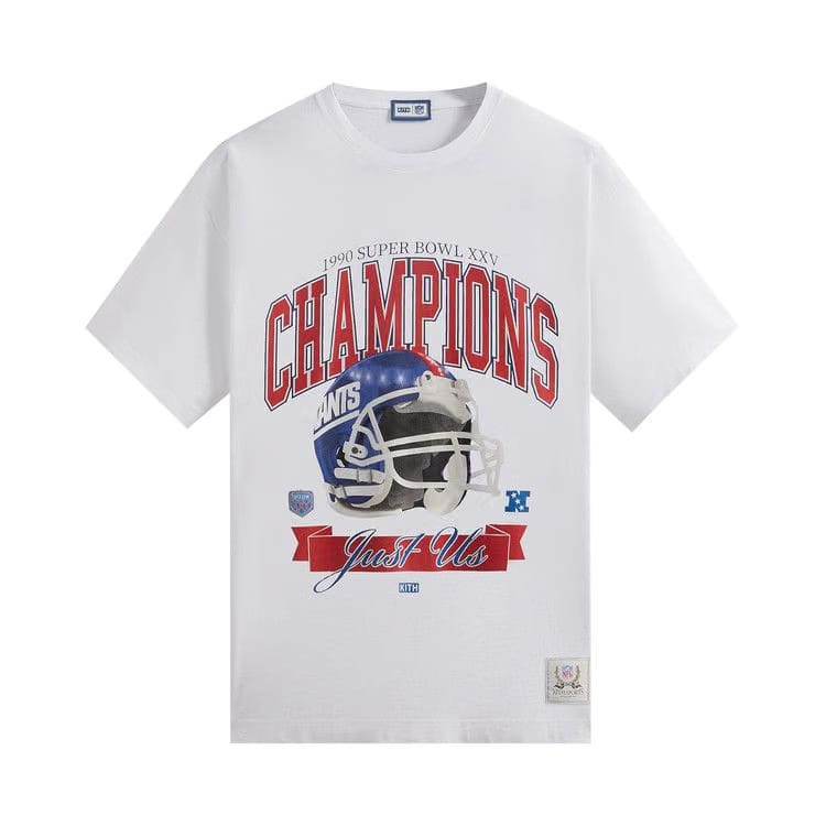 Kith For The NFL: Giants Superbowl Vintage T-Shirt White