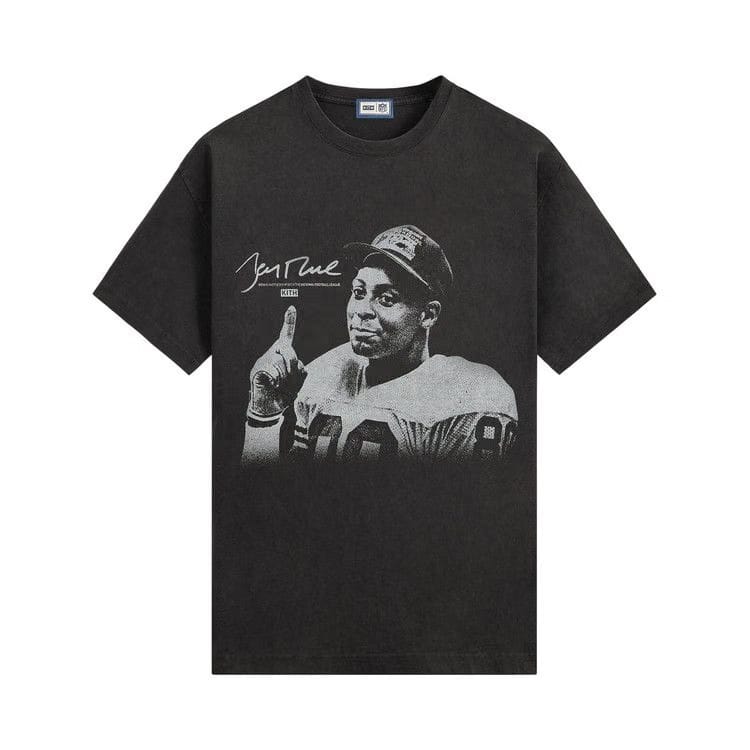 Kith For The NFL Jerry Rice Vintage Jones T-Shirt Black