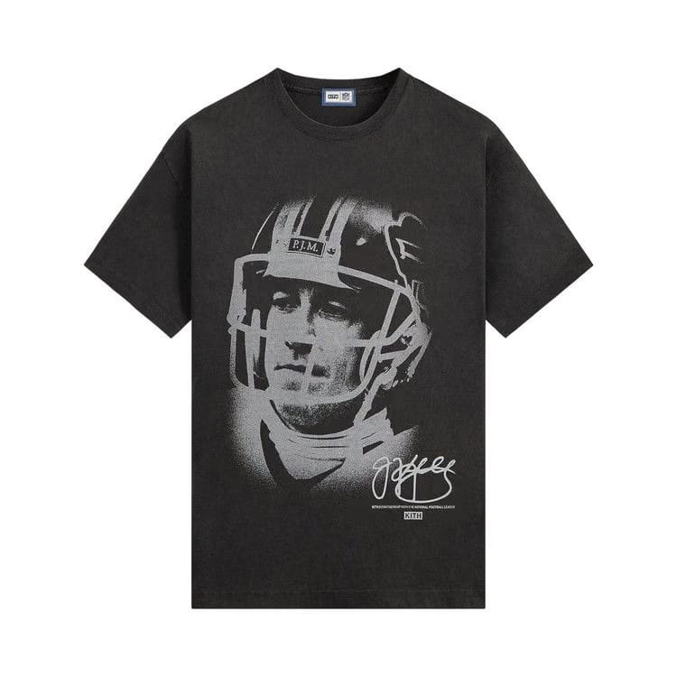 Kith For The NFL Jim Kelly Vintage Jones T-Shirt Black