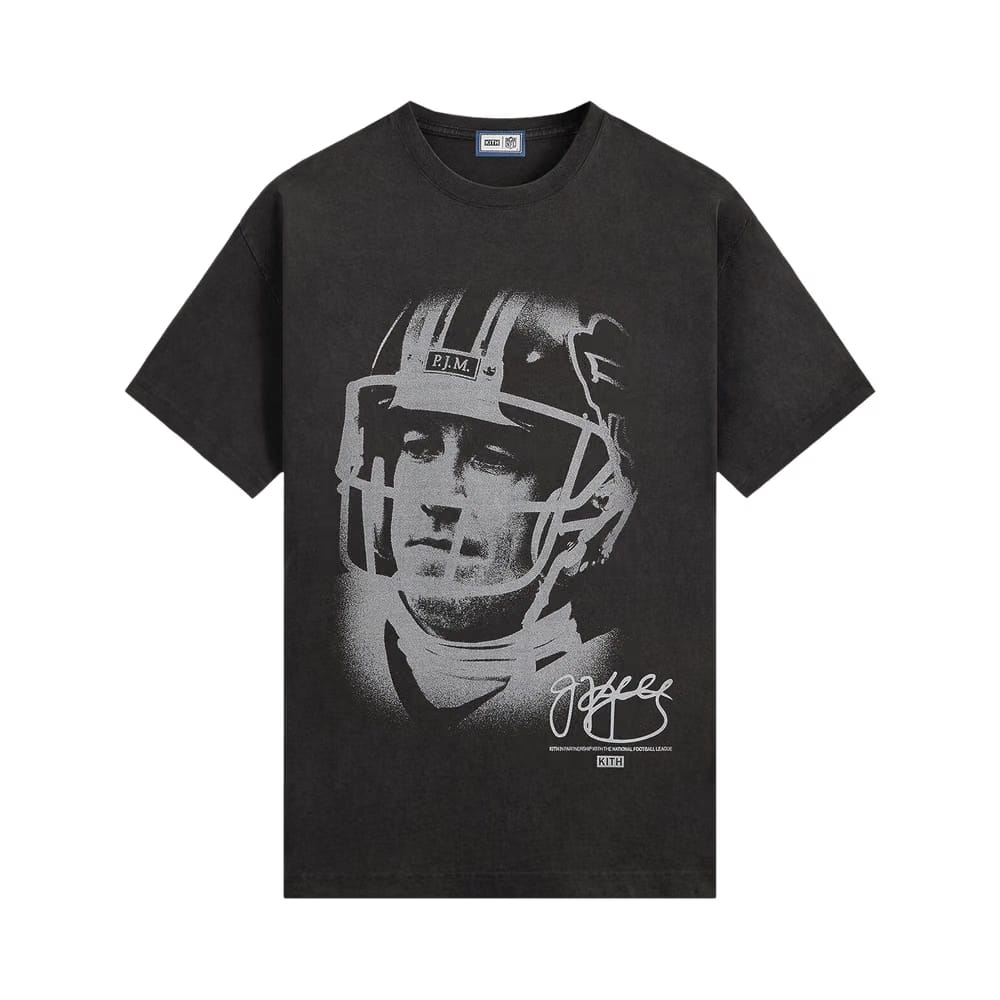 Kith For The NFL Jim Kelly Vintage Jones T-Shirt Black