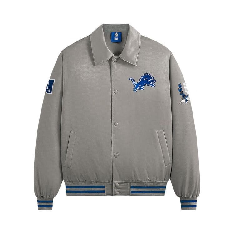 Kith For The NFL: Lions Satin Bomber Jacket Chain
