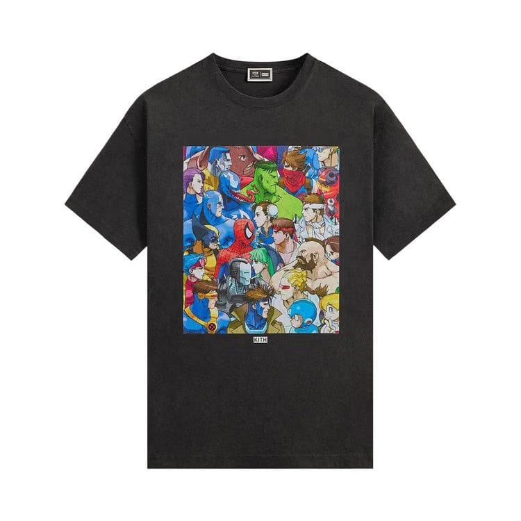 Kith x Marvel vs. Capcom Clash Of Super Heroes Vintage T-Shirt Black