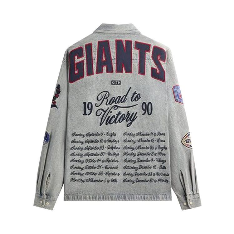 Kith For The NFL New York Giants Denim Henson Shirt Cameron Wash