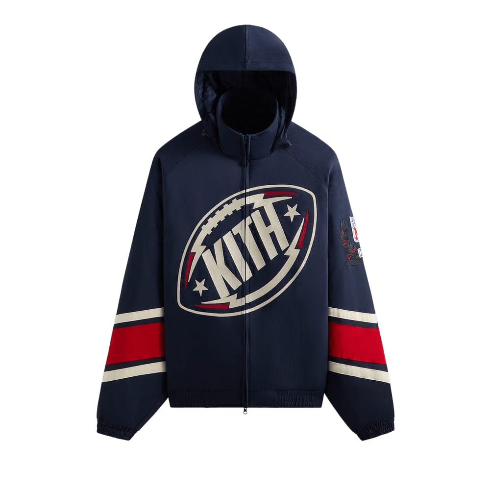 Kith For The NFL New York Giants Padded Nylon Jacket Nocturnal