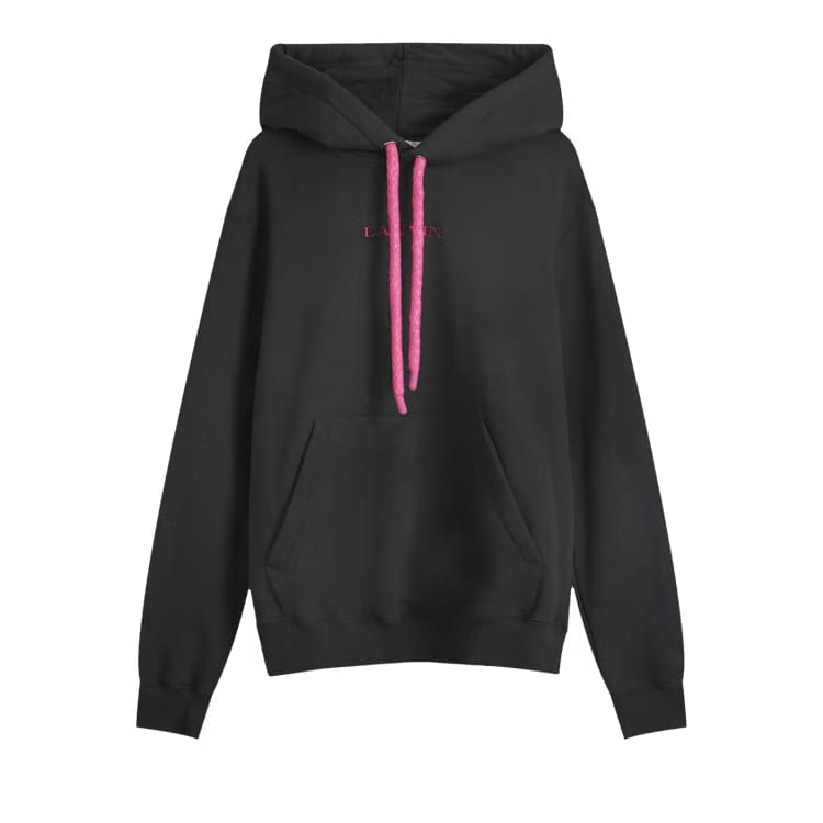 Lanvin Tubular Curb Hoodie Black