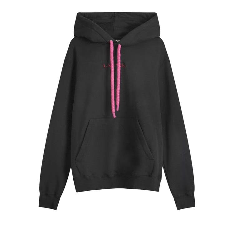 Lanvin Tubular Curb Hoodie Black