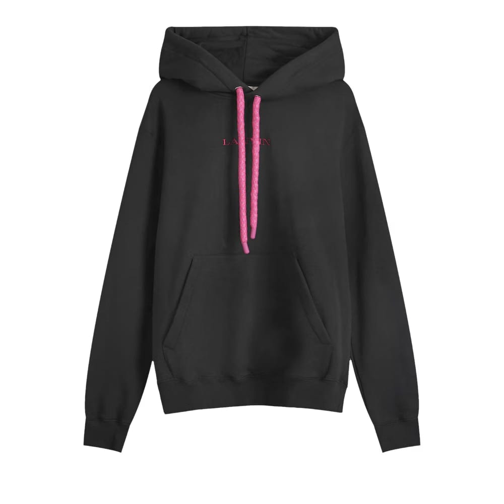 Lanvin Tubular Curb Hoodie Black