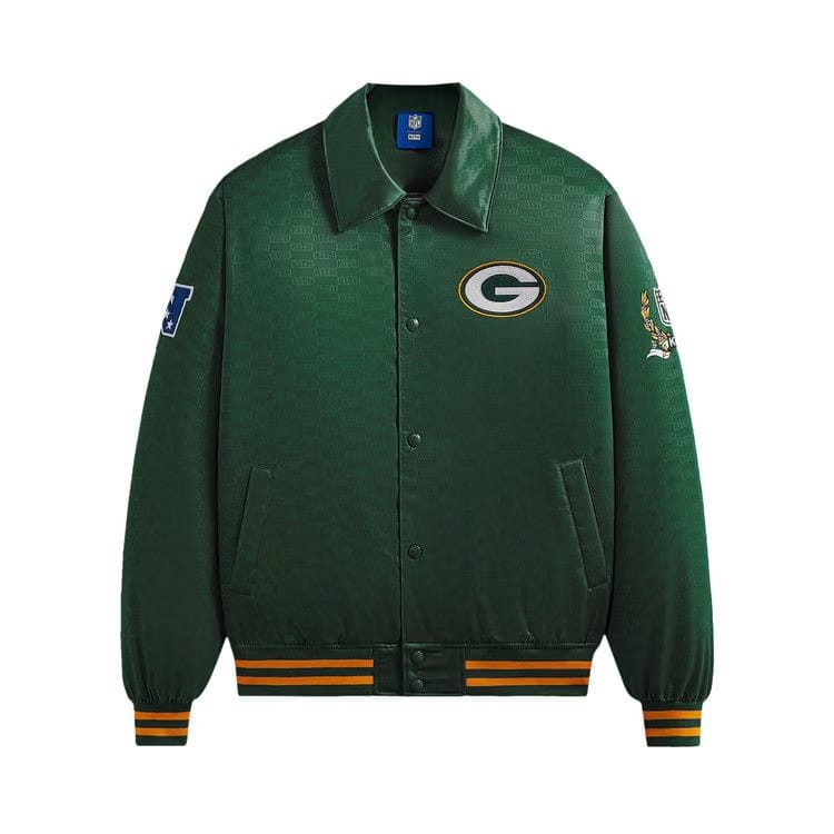 Kith For The NFL: Packers Satin Bomber Jacket Board