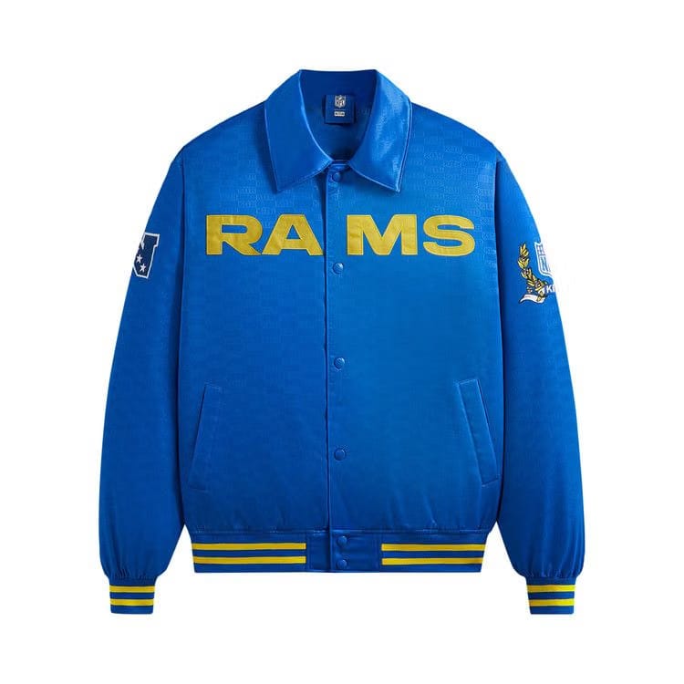 Kith For The NFL: Rams Satin Bomber Jacket Greek