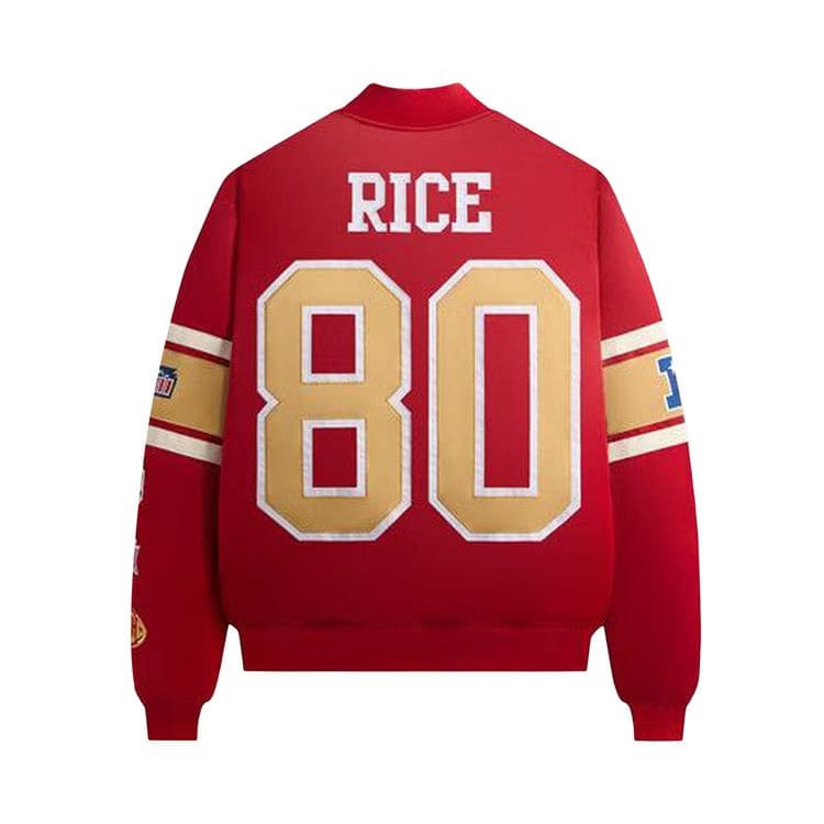 Kith For The NFL San Francisco 49ers Satin Bomber Jacket Present