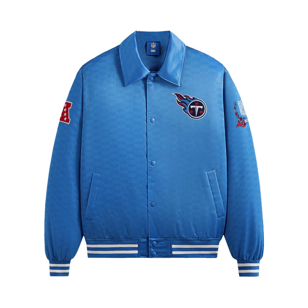 Kith For The NFL: Titans Satin Bomber Jacket Ato