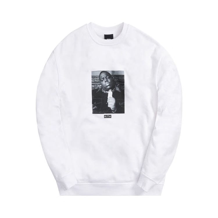 Kith For The Notorious B.I.G Mo Problems Crewneck White