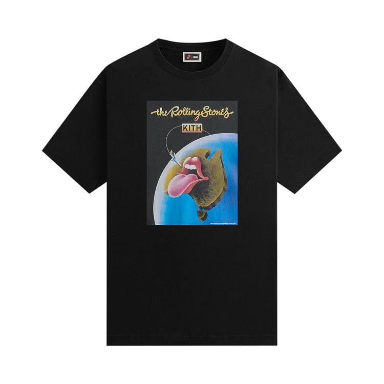 Kith For The Rolling Stones Australia 1973 Poster T-Shirt Black