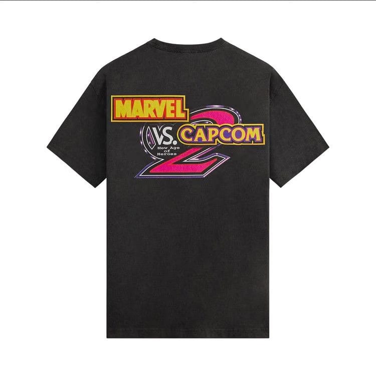 Kith x Marvel vs. Capcom Desert Vintage T-Shirt Black