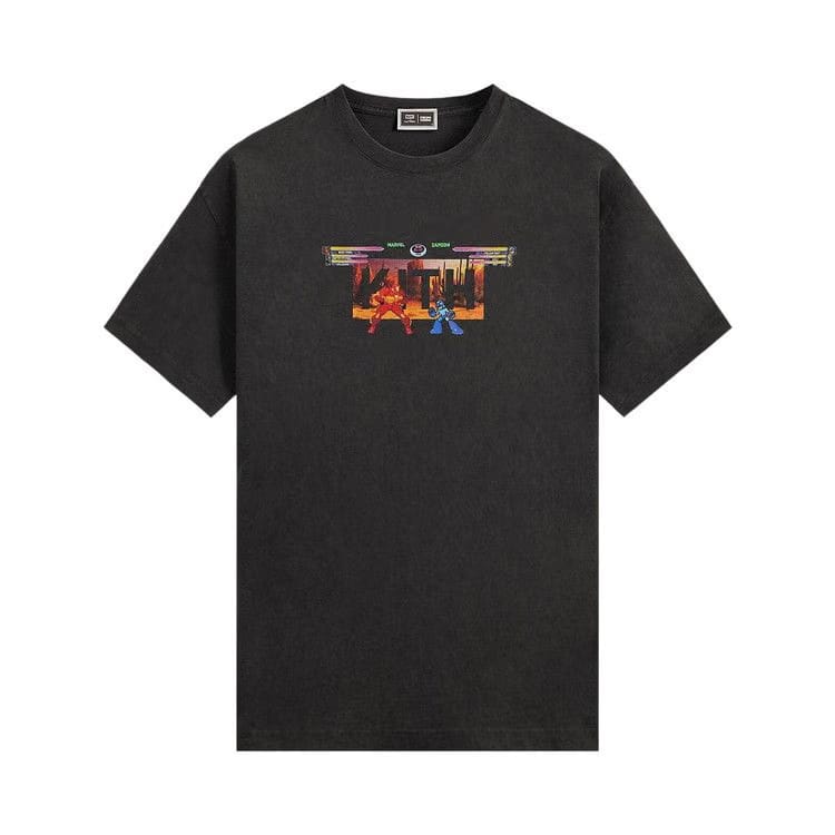 Kith x Marvel vs. Capcom Desert Vintage T-Shirt Black