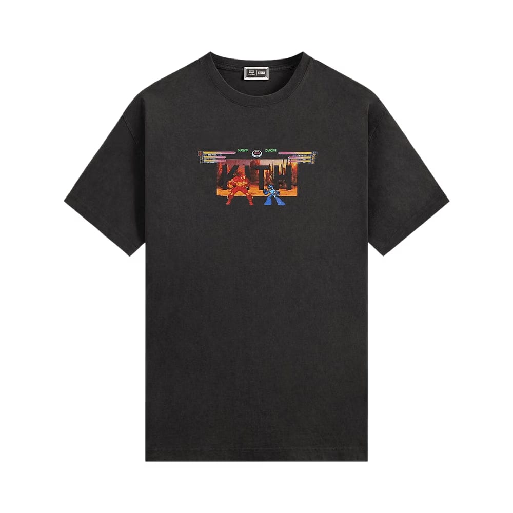 Kith x Marvel vs. Capcom Desert Vintage T-Shirt Black