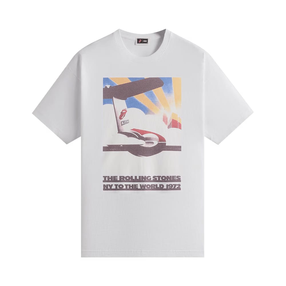 Kith For The Rolling Stones New York 1972 Poster T-Shirt White