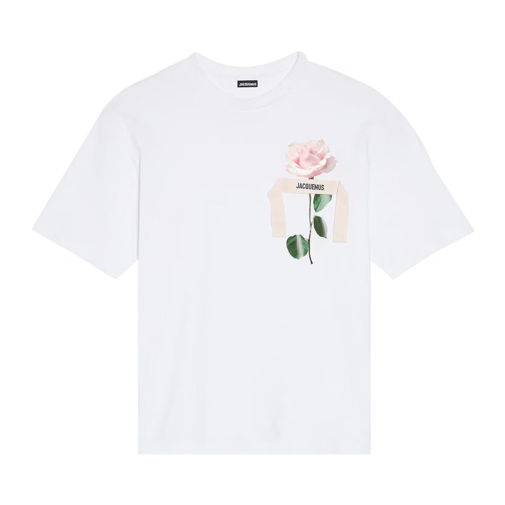 Jacquemus Le T-Shirt Rose White
