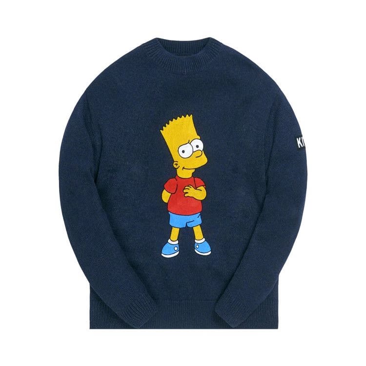 Kith For The Simpsons Bart Intarsia Sweater Navy/Multicolor